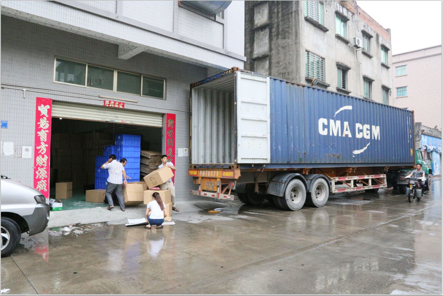 工具包出貨現場